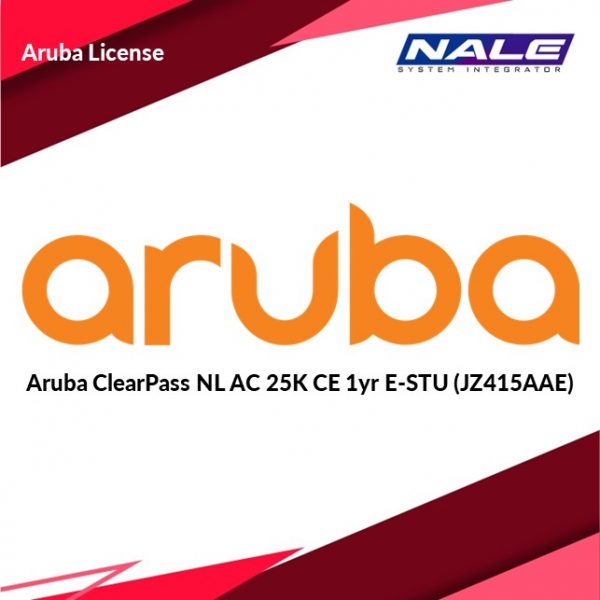 Aruba ClearPass NL AC 25K CE 1yr E-STU (JZ415AAE)